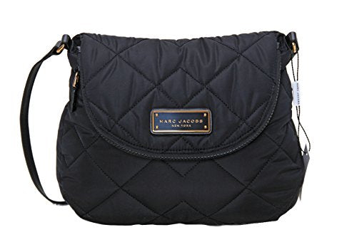 Marc by Marc Jacobs - Black White & Blue Printed Nylon Crossbody Bag –  Current Boutique