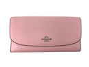 Coach Pebbled Leather Checkbook Wallet