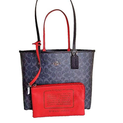 Coach Signature City Zip Reversible Tote