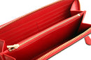 Coach Wild Heart Print Accordion Zip Around Wallet