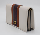 Coach Callie Leather Shoulder Chain Clutch Crossbody