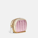 Coach Small Camera Bag With Colorblock Quilting