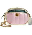 Coach Small Camera Bag With Colorblock Quilting