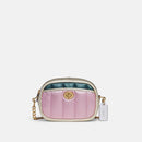 Coach Small Camera Bag With Colorblock Quilting