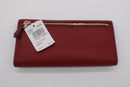 Coach Pebbled Leather Checkbook Wallet