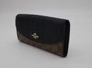 Coach Signature Exotic Pop Slim Wallet