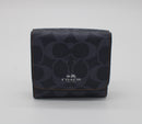 Coach Denim Signature PVC Small Wallet