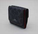 Coach Denim Signature PVC Small Wallet