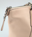 Coach Pebbled Leather Ava Chain Tote