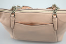 Coach Pebbled Leather Ava Chain Tote