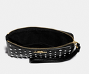 Coach Studded All Over Rivets Corner Zip