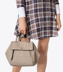 Tory Burch Half Moon Large Satchel Handbag