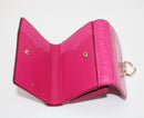 Kate Spade Lovitt Croc Embossed Flap Mini Wallet