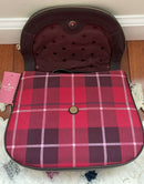 Kate Spade Leila Classic Plaid Medium Flap Shoulder Crossbody