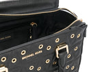 Michael Kors Selma Grommeted Medium Quilted  Leather Satchel Crossbody