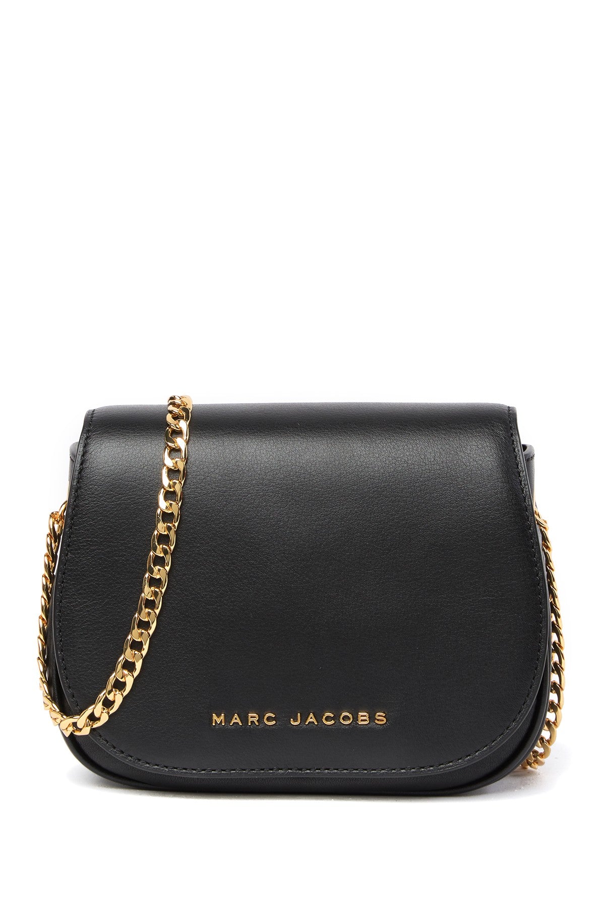 Marc Jacobs Beige Leather Empire City Saddle Crossbody Bag Marc