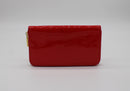 Tory Burch Stacked Patent Zip Around Continental Wallet