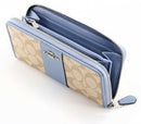Coach Signature PVC Leather Accordion Wallet