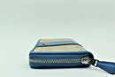 Coach Signature PVC Leather Accordian Zip Wallet