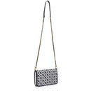 Tory Burch Robinson Woven Leather Chain Wallet Crossbody