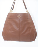 Coach Large Lexy in Pebble Leather Shoulder Bag