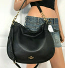 Coach Pebbled Leather Elle Hobo