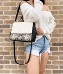 Kate Spade Leila Mixed Material Medium Flap Shoulder Bag