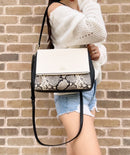 Kate Spade Leila Mixed Material Medium Flap Shoulder Bag