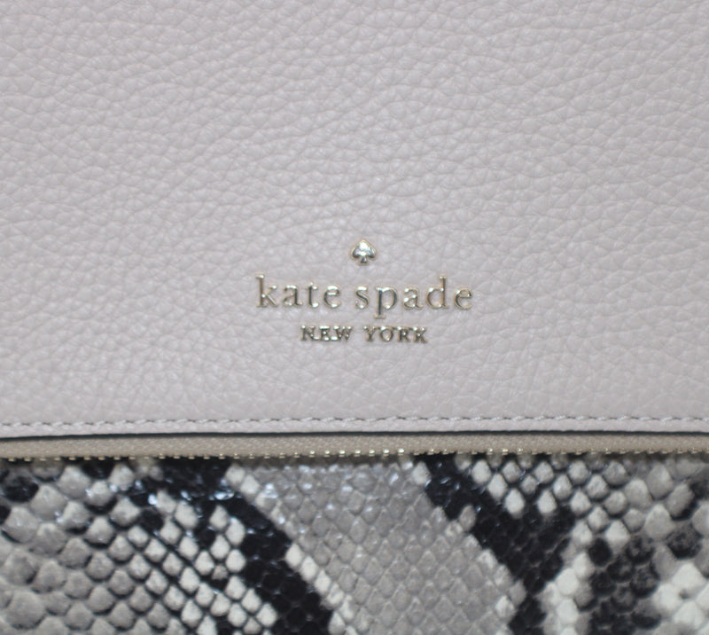 Kate Spade Leila Mixed Material Medium Flap Shoulder Bag