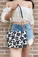 Kate Spade Remi Graphic Blooms Printed Flap Chain Crossbody