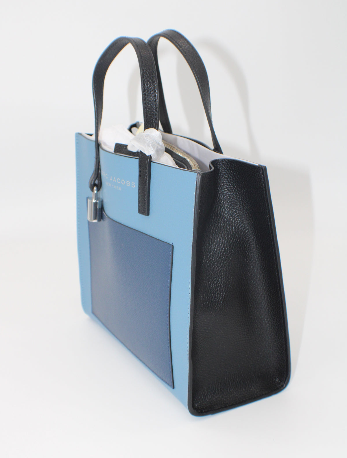 Marc jacobs Mini Grind Colorblock Leather Tote Bag retailer blue heaven multi