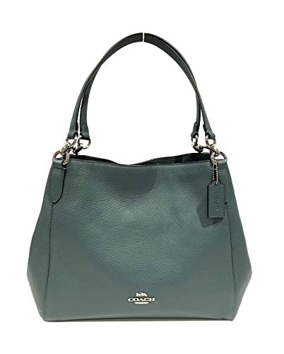 Coach hallie hot sale shoulder bag turquoise