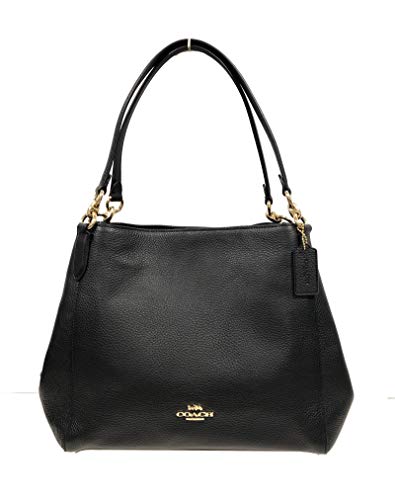 Coach Hallie Leather Shoulder Bag