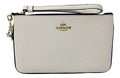 Coach Large Crossgrain Wristlet with Charms