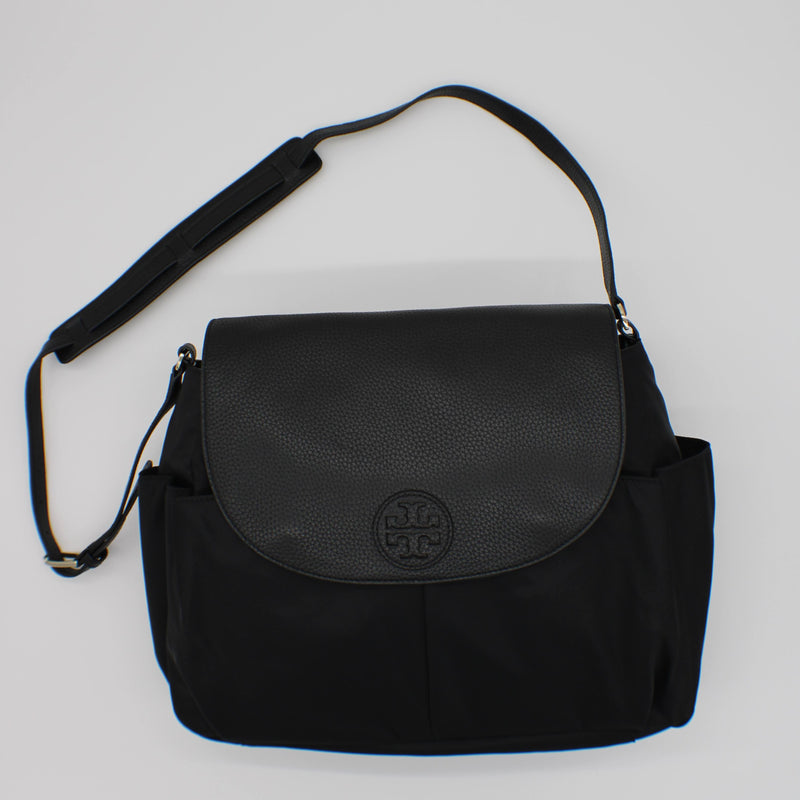 Tory Burch  Thea Leather and Nylon Messenger Baby Bag