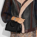 Coach Kisslock Dreamer 21 With Quilting And Rivets