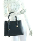 Michael Kors Adele Large Leather Satchel Crossbody