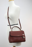 Michael Kors Ava Small Leather Satchel Crossbody