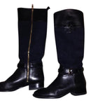 Tory Burch Blaire Riding Boot in Black Size 7.5