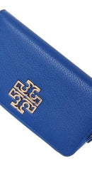 Tory Burch Britten Zip Continental Leather Wallet
