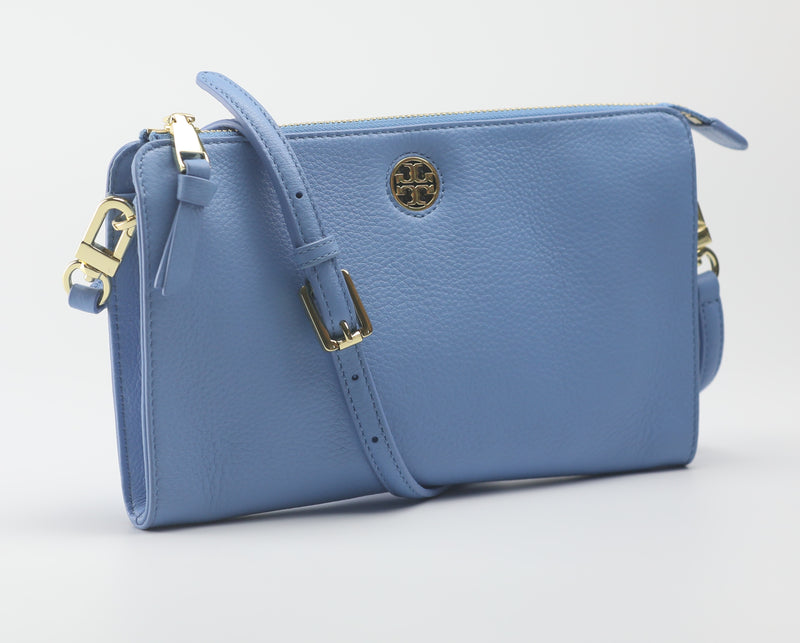 Tory Burch Brody Pebbled Wallet Crossbody