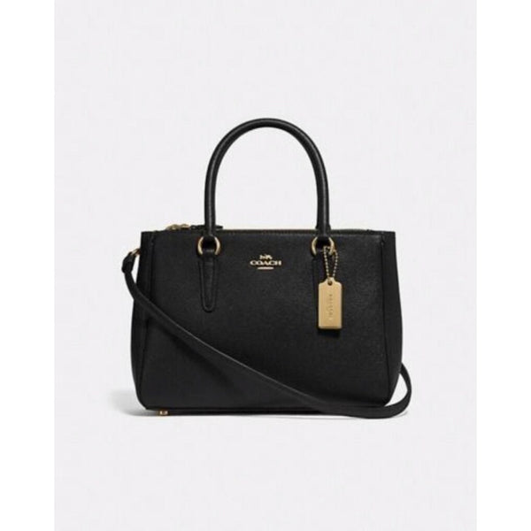 COACH Signature Mini Christie Carryall Bag Crossbody (Brown/Black