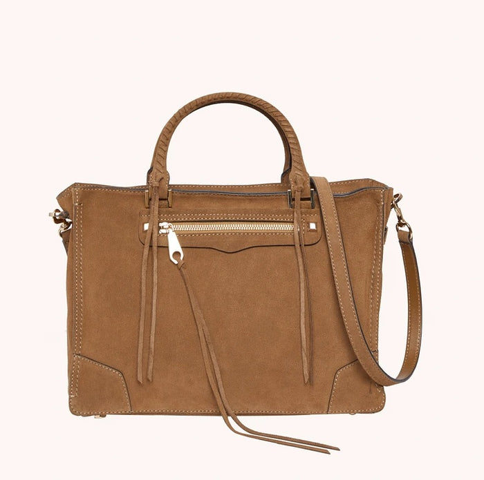 REBECCA MINKOFF Regan Satchel popular Tote ~ Suede