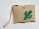 Tory Burch Robinson Cactus Large Wristlet