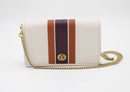 Coach Callie Leather Shoulder Chain Clutch Crossbody