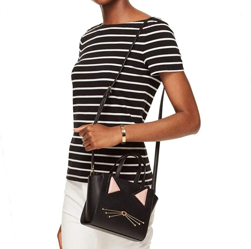 Kate Spade Black Cat Mini Hayden Jazz Things Up Small Crossbody