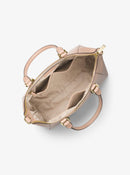 Michael Kors Ciara Saffiano Large Top Zip Satchel Crossbody