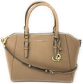 Michael Kors Ciara Saffiano Large Top Zip Satchel Crossbody