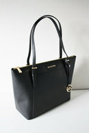 Michael Kors Ciara Large EW Top Zip Coated Canvas Tote