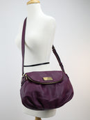 Marc Jacobs M00011310 - Classic Leather Messenger Bag in Aubergine